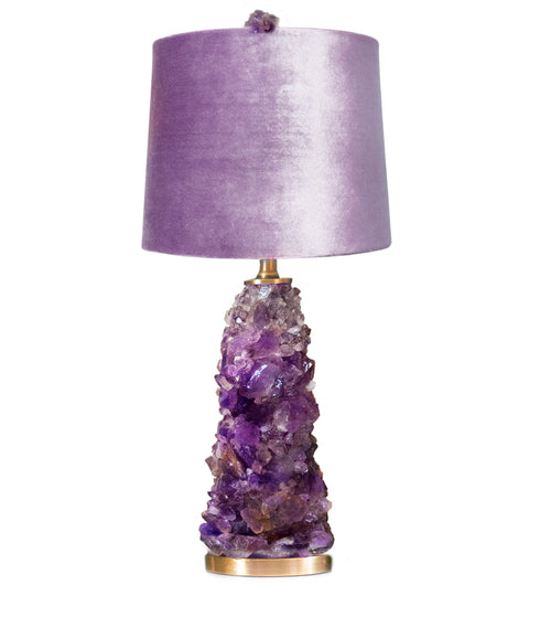Sold Out Amethyst Lamp Gold Base